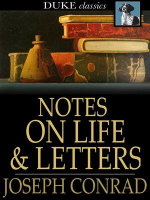 Notes on Life and Letters - ebook